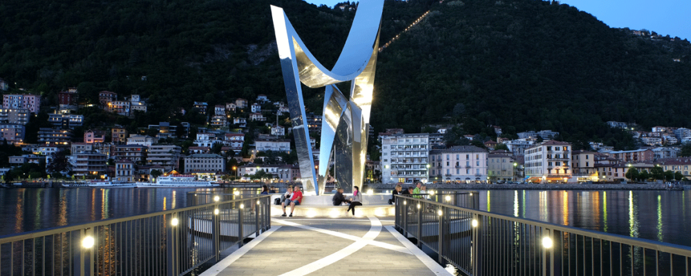 L’alternativa alle “floating piers” di Christo? È sul Lago di Como
