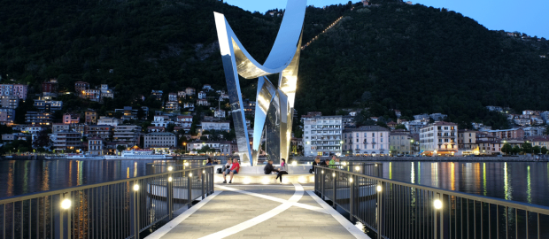 L’alternativa alle “floating piers” di Christo? È sul Lago di Como